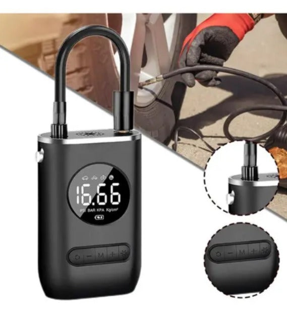 Mini Compresor de Aire Eléctrico Portátil